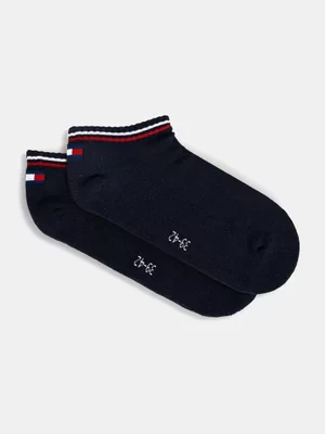 Tommy Hilfiger skarpetki 2-pack kolor granatowy Tommy Jeans