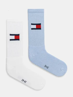 Tommy Hilfiger skarpetki 2-pack kolor niebieski 701228222 Tommy Jeans