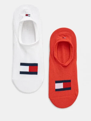 Tommy Hilfiger skarpetki 2-pack kolor pomarańczowy Tommy Jeans
