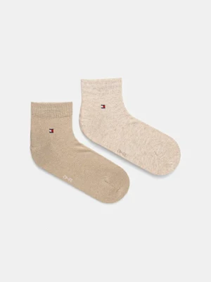 Tommy Hilfiger skarpetki 2-pack męskie kolor beżowy 342025001