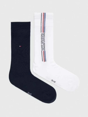 Tommy Hilfiger skarpetki 2-pack męskie kolor biały 701228219