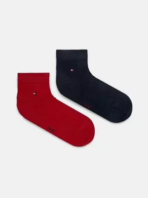 Tommy Hilfiger skarpetki 2-pack męskie kolor czerwony 342025001