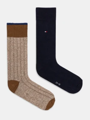 Zdjęcie produktu Tommy Hilfiger skarpetki 2-pack męskie kolor granatowy 701229842