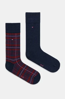 Tommy Hilfiger skarpetki 2-pack męskie kolor granatowy 701229844