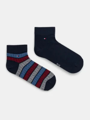 Tommy Hilfiger skarpetki 2-pack męskie kolor granatowy 701232936