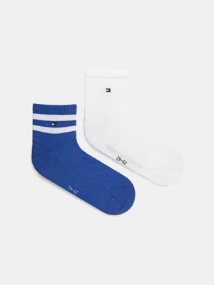 Tommy Hilfiger skarpetki 2-pack męskie kolor niebieski 701232937