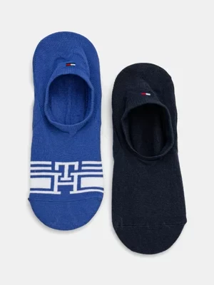 Tommy Hilfiger skarpetki 2-pack męskie kolor niebieski 701232940