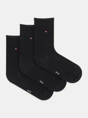 Tommy Hilfiger skarpetki 3-pack damskie kolor czarny 701233828