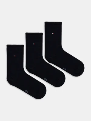 Tommy Hilfiger skarpetki 3-pack damskie kolor granatowy 701233828