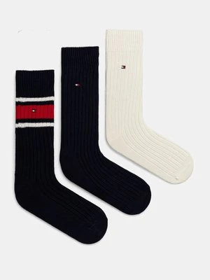 Tommy Hilfiger skarpetki 3-pack męskie kolor granatowy 101013215