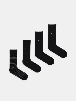 Tommy Hilfiger skarpetki 4-pack kolor czarny 701235375