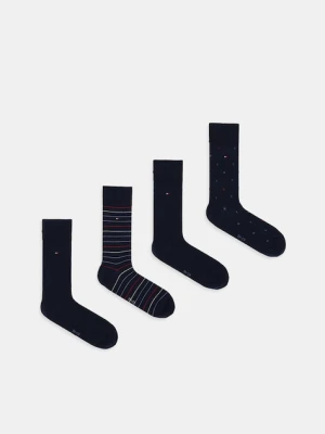 Tommy Hilfiger skarpetki 4-pack kolor granatowy 701235375
