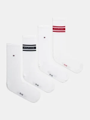 Tommy Hilfiger skarpetki 4-pack męskie kolor biały 701232606
