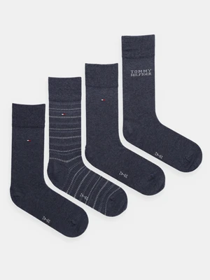 Tommy Hilfiger skarpetki 4-pack męskie kolor niebieski 101013213