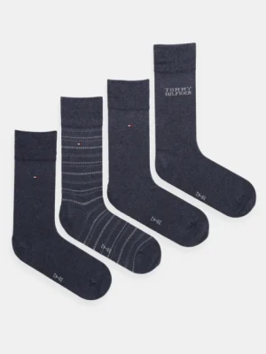 Tommy Hilfiger skarpetki 4-pack męskie kolor niebieski 101013213