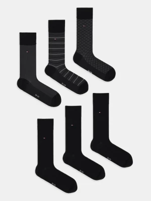 Tommy Hilfiger skarpetki 6-pack kolor czarny 701235373
