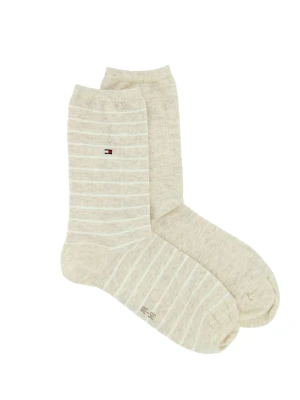 Tommy Hilfiger Skarpety 2-pack beżowy
