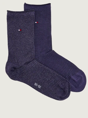 Tommy Hilfiger Skarpety 2-pack fioletowy