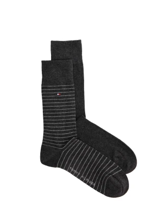 Tommy Hilfiger Skarpety 2-pack grafitowy