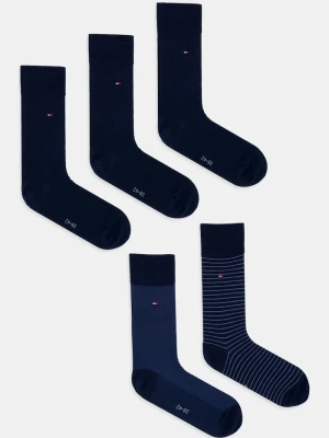 Tommy Hilfiger skarpety damskie 5-pack granatowy
