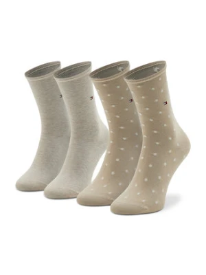 Tommy Hilfiger Skarpety długie 100001493 Beżowy