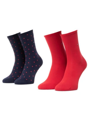 Tommy Hilfiger Skarpety długie 100001493 Granatowy