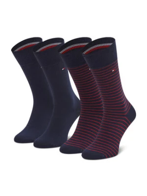 Tommy Hilfiger Skarpety długie 100001496 Granatowy