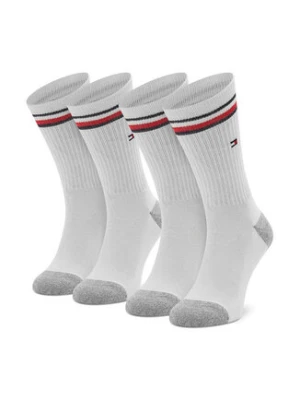 Tommy Hilfiger Skarpety długie 100001500 Biały