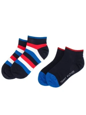 Tommy Hilfiger Skarpety długie 354010001 Granatowy