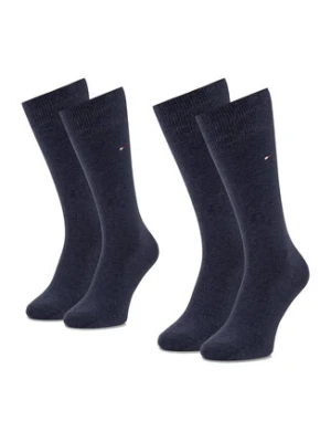 Tommy Hilfiger Skarpety długie 371111 Granatowy