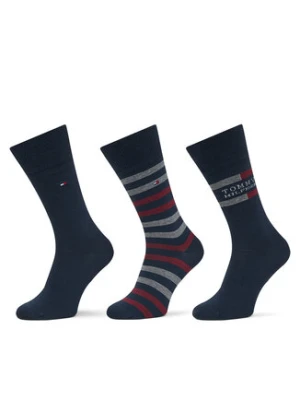 Tommy Hilfiger Skarpety długie 701235376 Granatowy