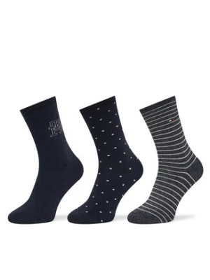 Tommy Hilfiger Skarpety długie 701236464 Granatowy