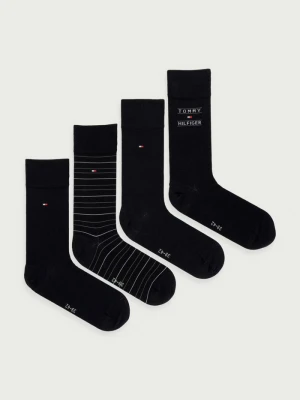 Tommy Hilfiger skarpety męskie 4-pack czarny