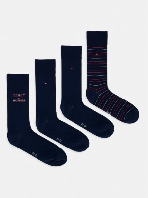 Tommy Hilfiger skarpety męskie 4-pack granatowy