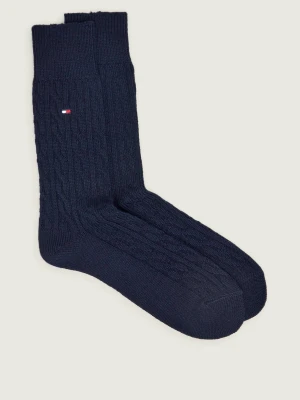 Tommy Hilfiger Skarpety | z dodatkiem wełny granatowy