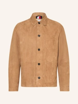 Tommy Hilfiger Skórzana Kurtka braun