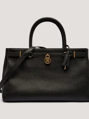 Tommy Hilfiger Skórzana shopperka AMERICAN ICON