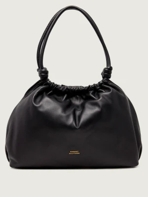 Tommy Hilfiger Skórzana shopperka TH SOFT czarny