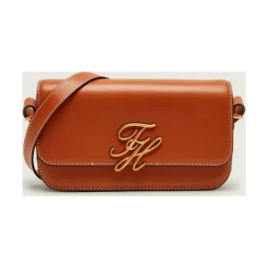 Tommy Hilfiger Skórzana torebka na ramię