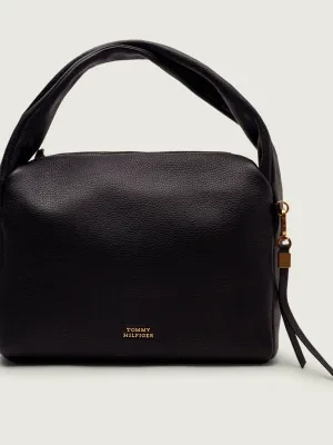 Tommy Hilfiger Skórzana torebka na ramię CITY