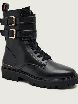 Tommy Hilfiger Skórzane botki