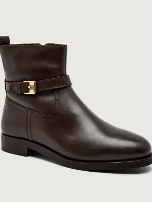 Tommy Hilfiger Skórzane botki