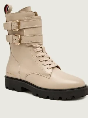 Tommy Hilfiger Skórzane botki