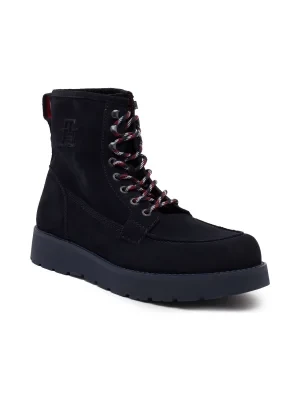 Tommy Hilfiger Buty wysokie TH AMERICAN | zamsz