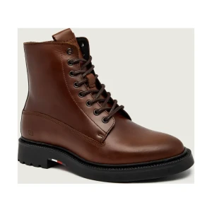 Tommy Hilfiger Skórzane buty wysokie