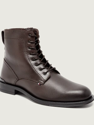 Tommy Hilfiger Skórzane buty wysokie
