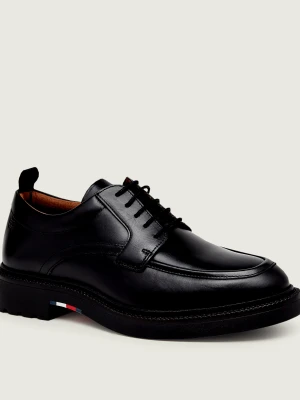 Tommy Hilfiger Skórzane derby czarny