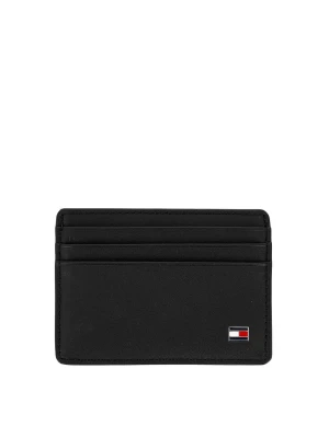 Tommy Hilfiger Skórzane etui na karty Eton czarny