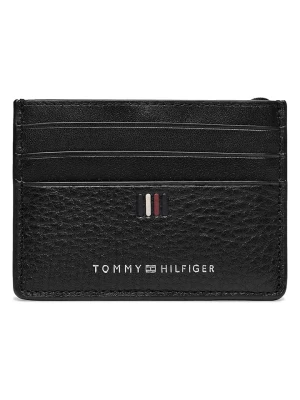 Tommy Hilfiger Skórzane etui w kolorze czarnym na karty - 10 x 7,5 x 0,50 cm rozmiar: onesize