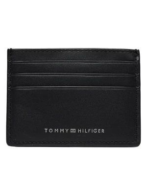 Tommy Hilfiger Skórzane etui w kolorze czarnym na karty - 10 x 8 x 0,50 cm rozmiar: onesize